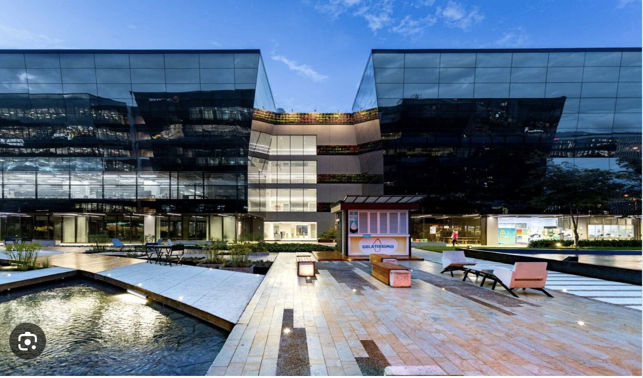 Modern office towers along Avenida El Dorado, Bogotá's corporate corridor